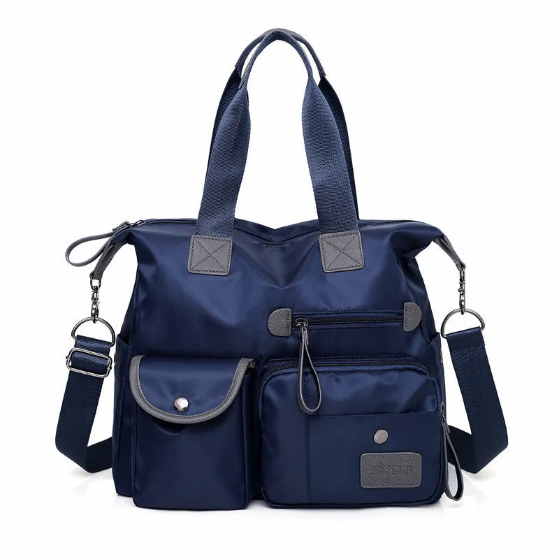 Shannon – Functional Nylon Shoulder Bag with Multiple Pockets