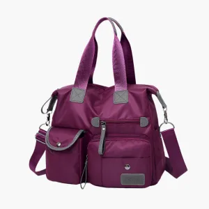 Shannon – Functional Nylon Shoulder Bag with Multiple Pockets