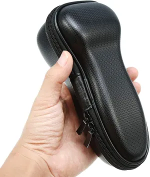 Shaver Travel Case, Electric Shaver Hard Case Carrying Travel Bag Electric Shaver Trimmer Case Hard EVA Travel Organizer Carrying Bag with Zipper Closure for , 7.5 x 3.1 x 2.8inch