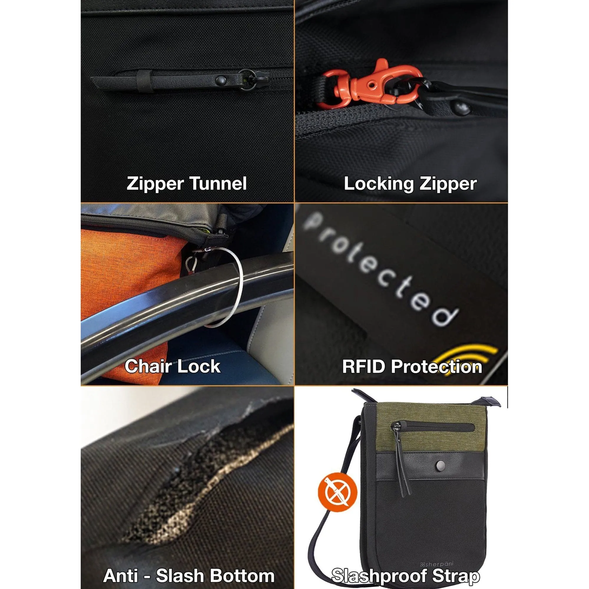 Sherpani Anti-theft Soleil AT Convertible Backpack