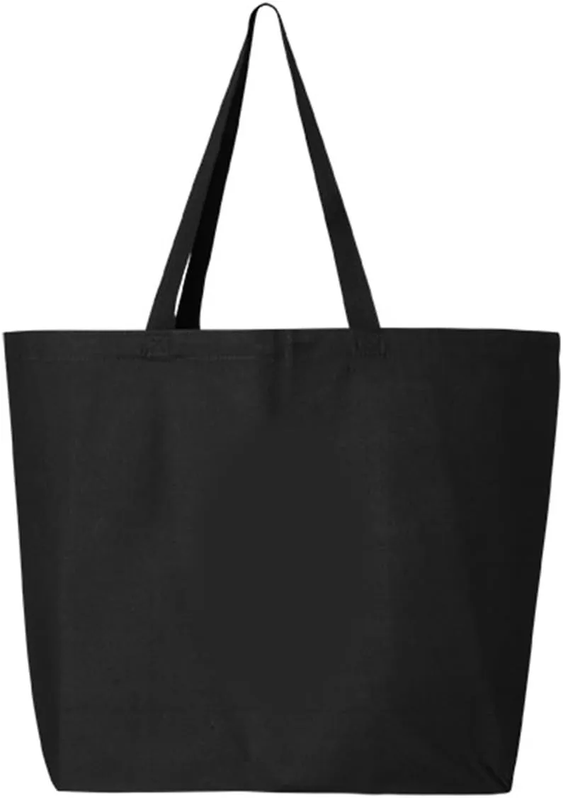 shop4ever Jesus Cross Jumbo Heavy Canvas Tote Reusable Shopping Bag