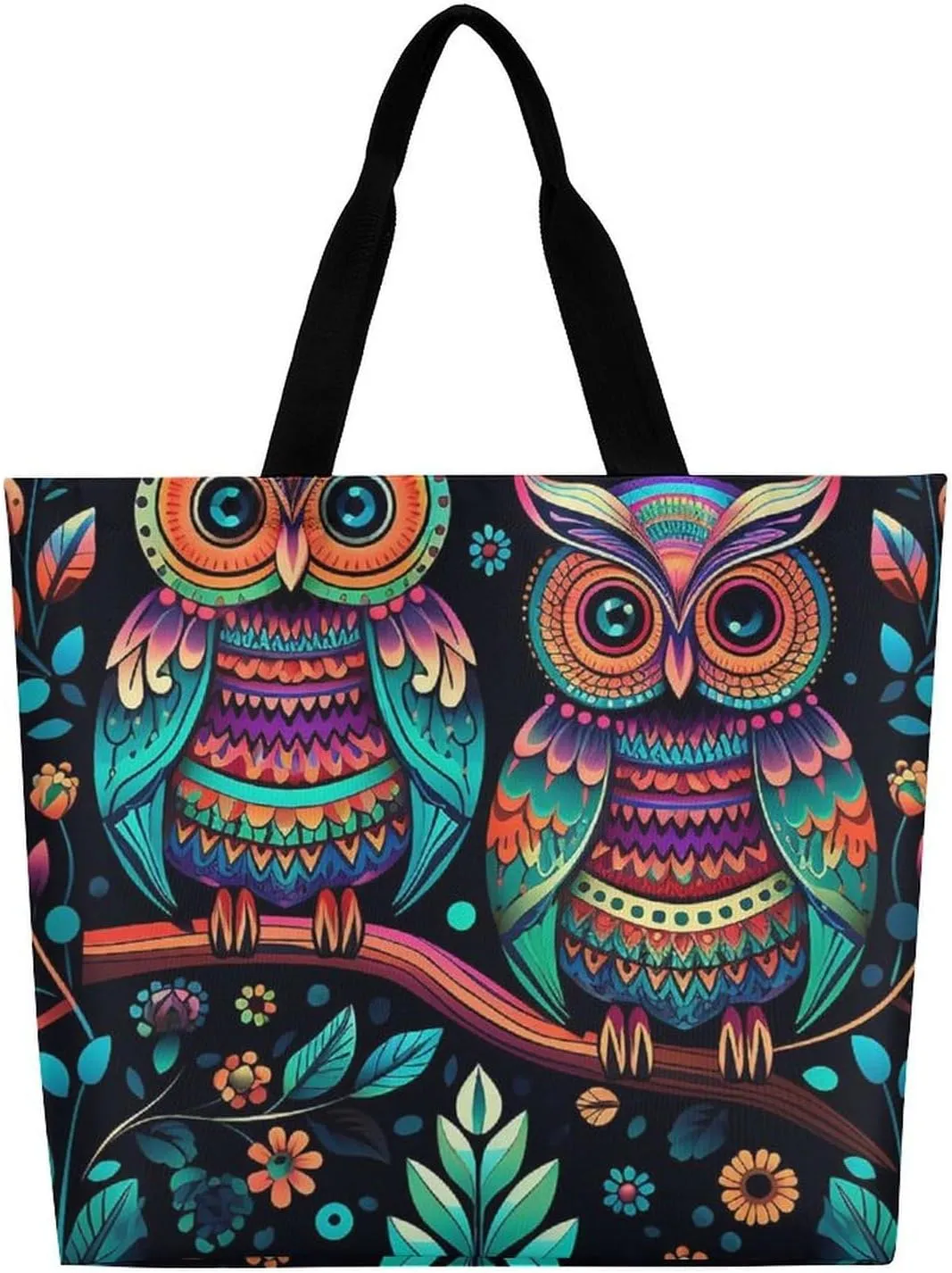 Shopping Bag for Women, Various Fruits Tote Bag, Large Capacity Shoulder Bags for Groceries Travel