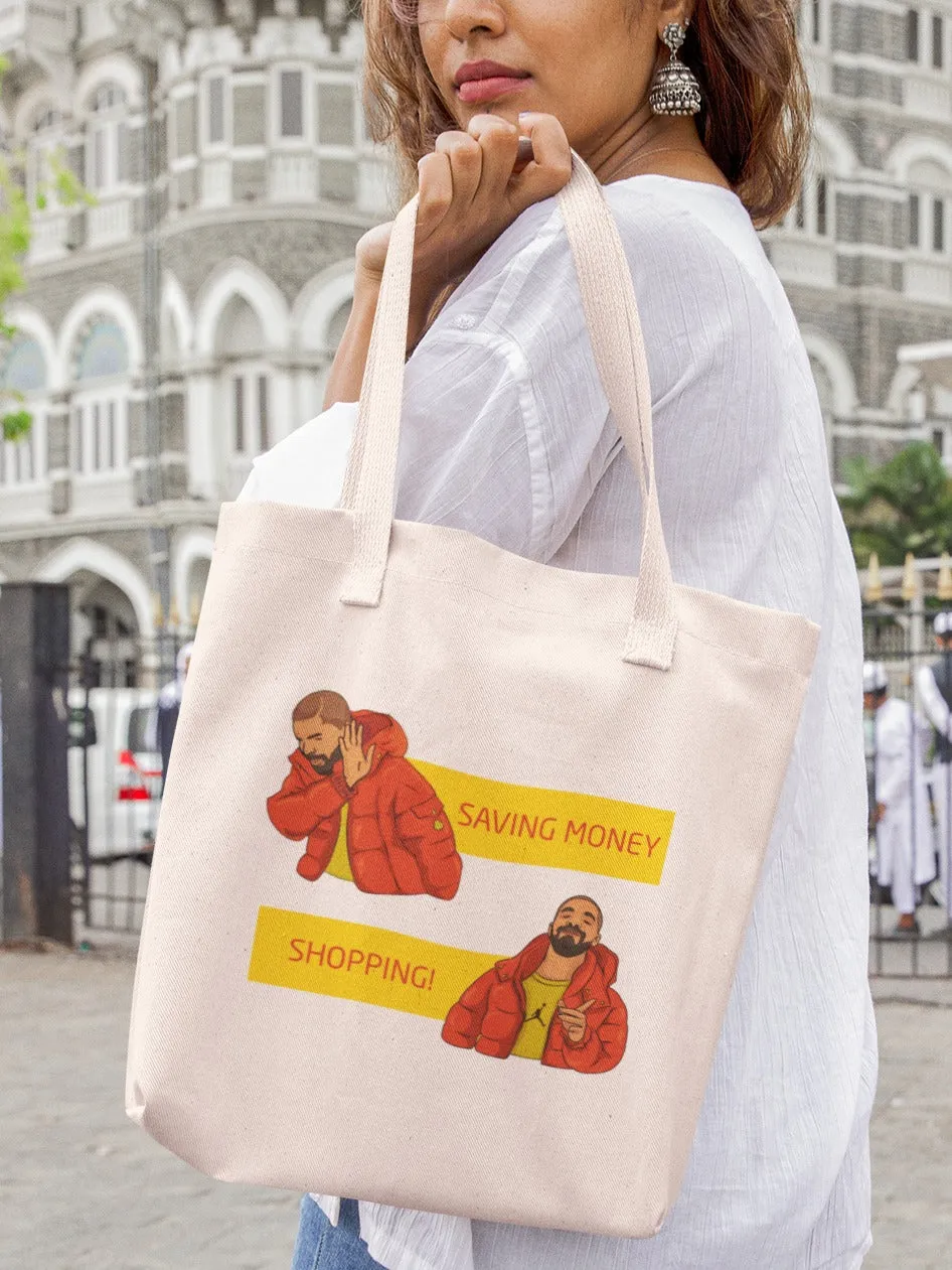 Shopping hotline bling meme Tote Bag with Zipper