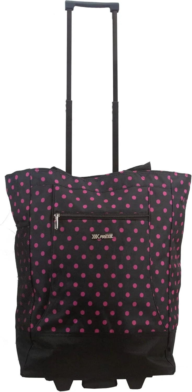 Shopping Tote Bag with Wheels