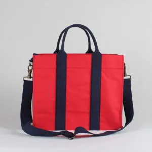 SHOREBAGS HAVANA COLOR BLOCK TOTE
