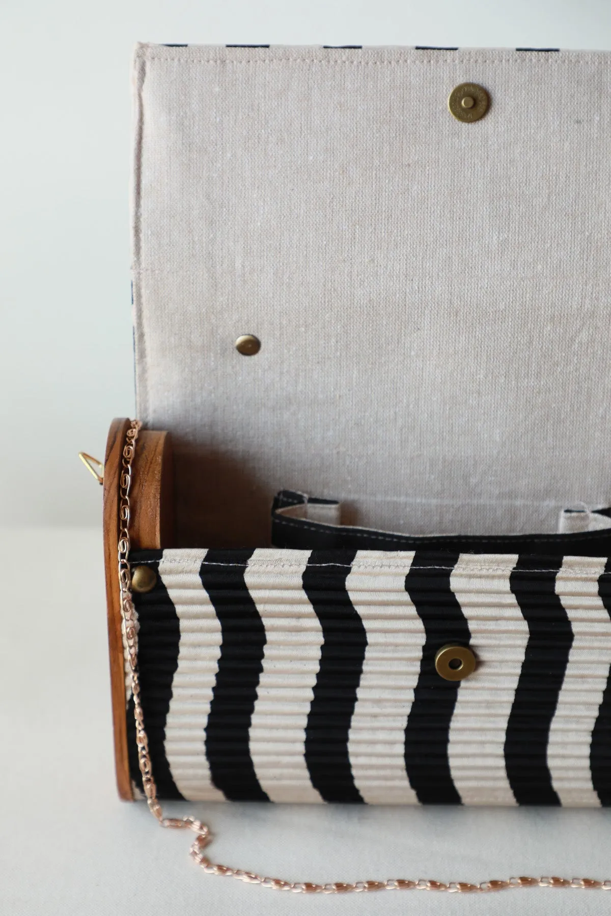 Siden Upcycled Capsule Clutch