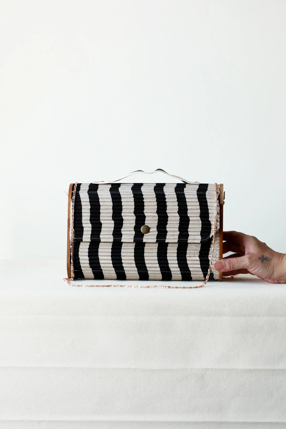 Siden Upcycled Capsule Clutch