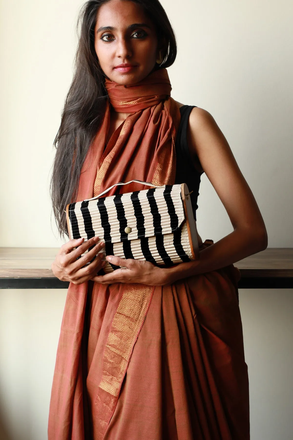 Siden Upcycled Capsule Clutch