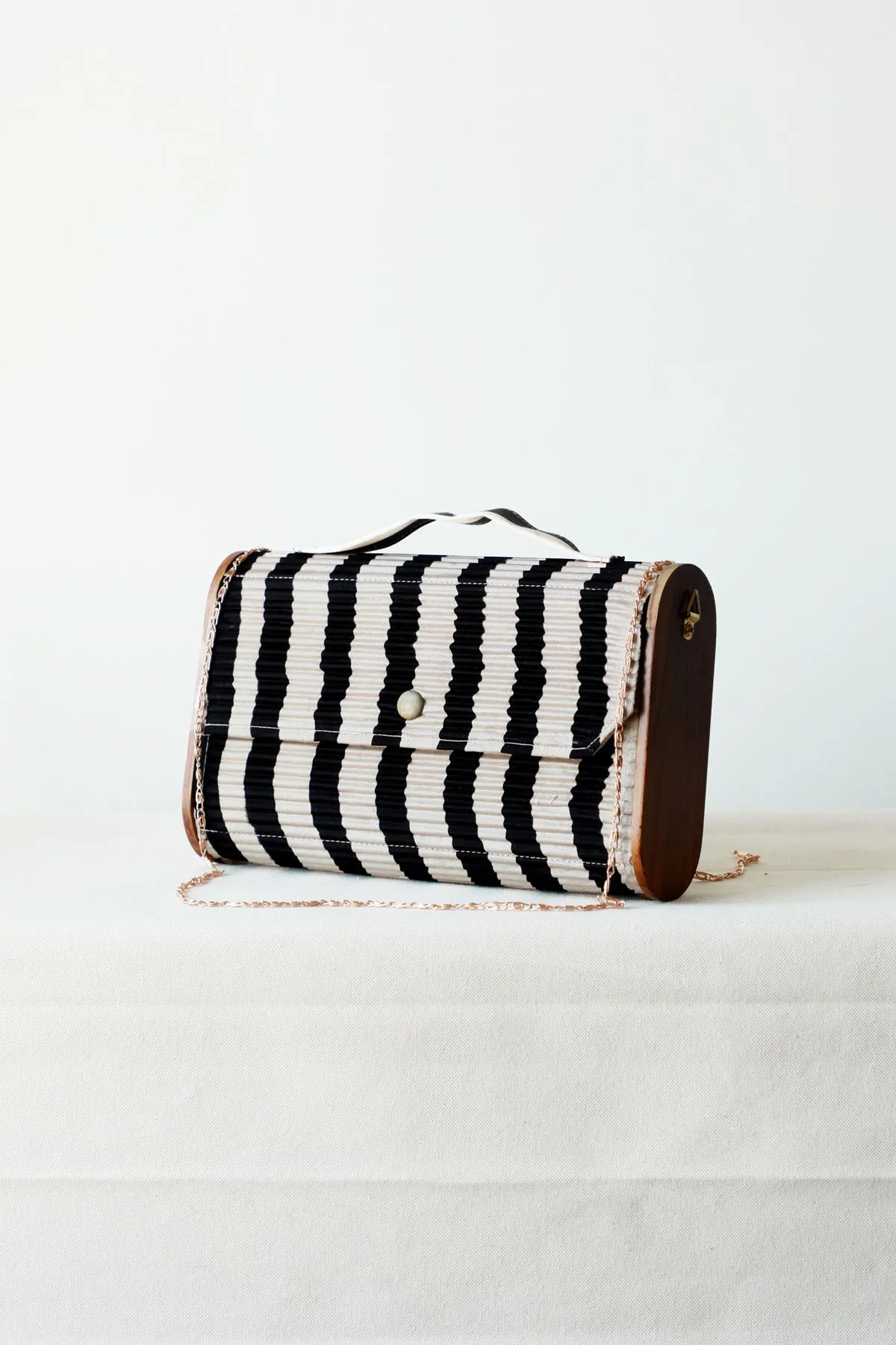 Siden Upcycled Capsule Clutch