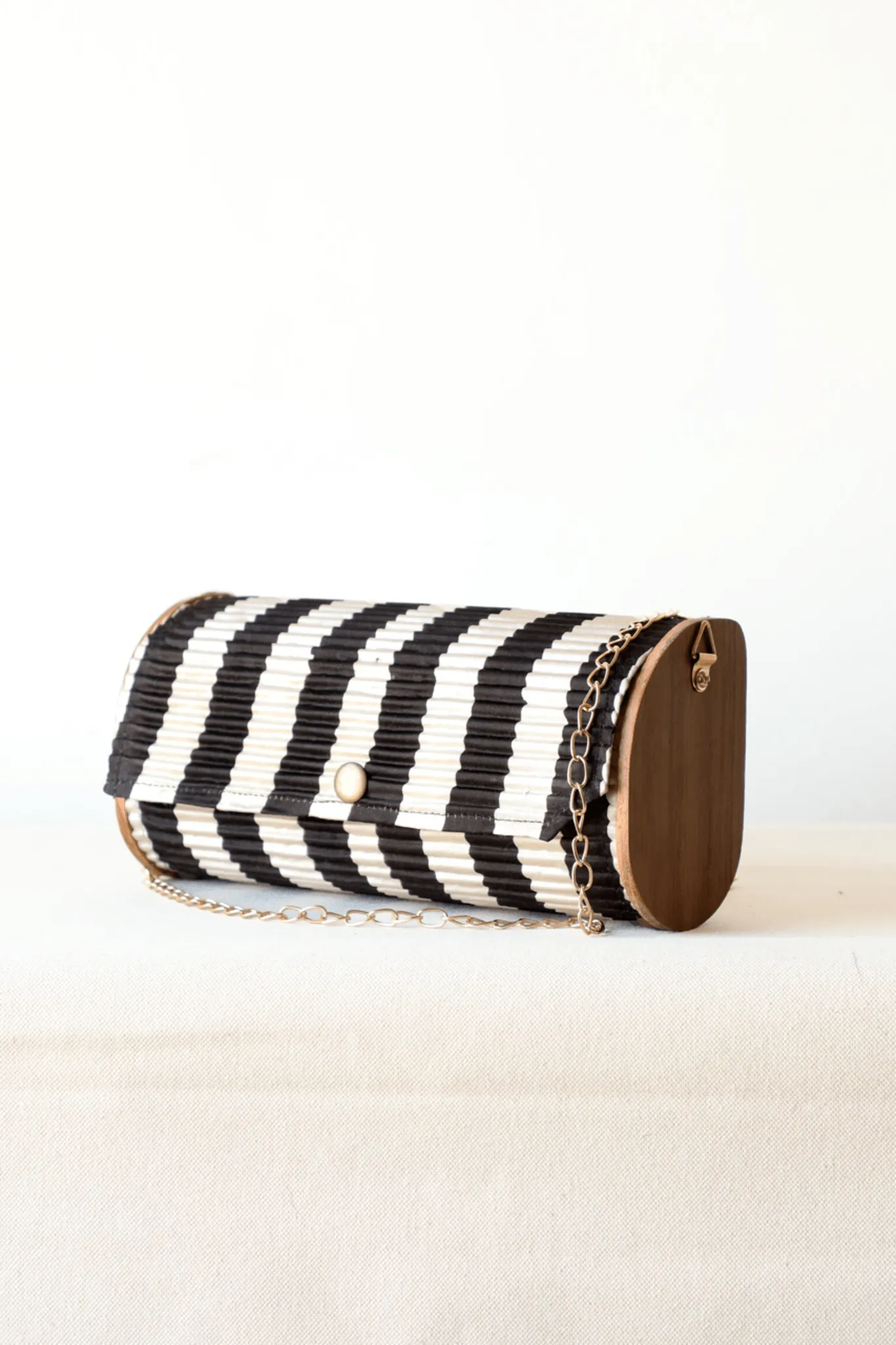 Siden Upcycled Mini Clutch