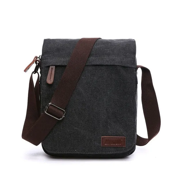 Simple Casual Trend Pack Bag Bags Canvas Secure packaging Korean Fashion Buckle Affordable delivery Men For Shoulder Women Satchel Messenger Scione Solid Portable