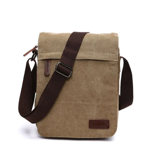 Simple Casual Trend Pack Bag Bags Canvas Secure packaging Korean Fashion Buckle Affordable delivery Men For Shoulder Women Satchel Messenger Scione Solid Portable