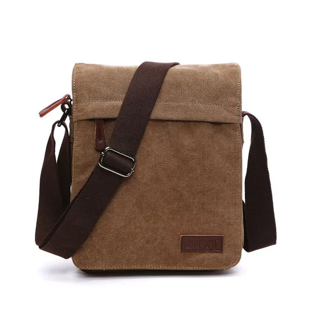 Simple Casual Trend Pack Bag Bags Canvas Secure packaging Korean Fashion Buckle Affordable delivery Men For Shoulder Women Satchel Messenger Scione Solid Portable
