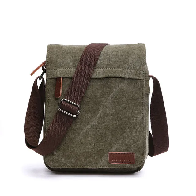 Simple Casual Trend Pack Bag Bags Canvas Secure packaging Korean Fashion Buckle Affordable delivery Men For Shoulder Women Satchel Messenger Scione Solid Portable