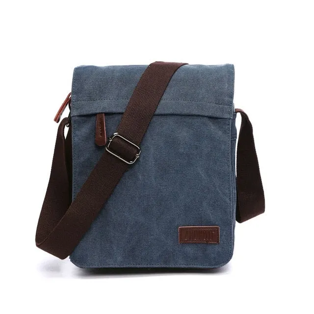 Simple Casual Trend Pack Bag Bags Canvas Secure packaging Korean Fashion Buckle Affordable delivery Men For Shoulder Women Satchel Messenger Scione Solid Portable
