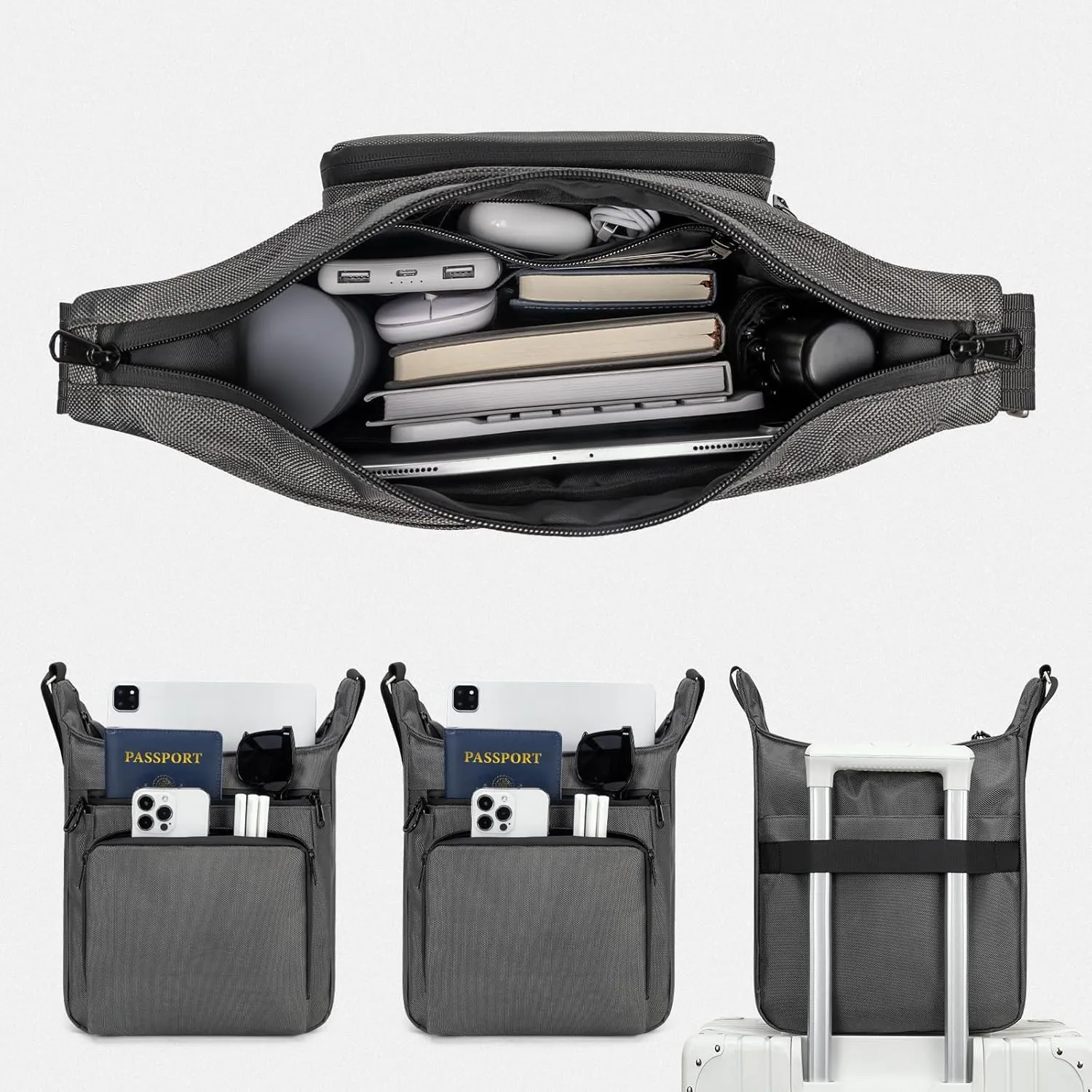 Sling Backpack Anti theft Crossbody Shoulder Bag for Men and Women Travel Work
