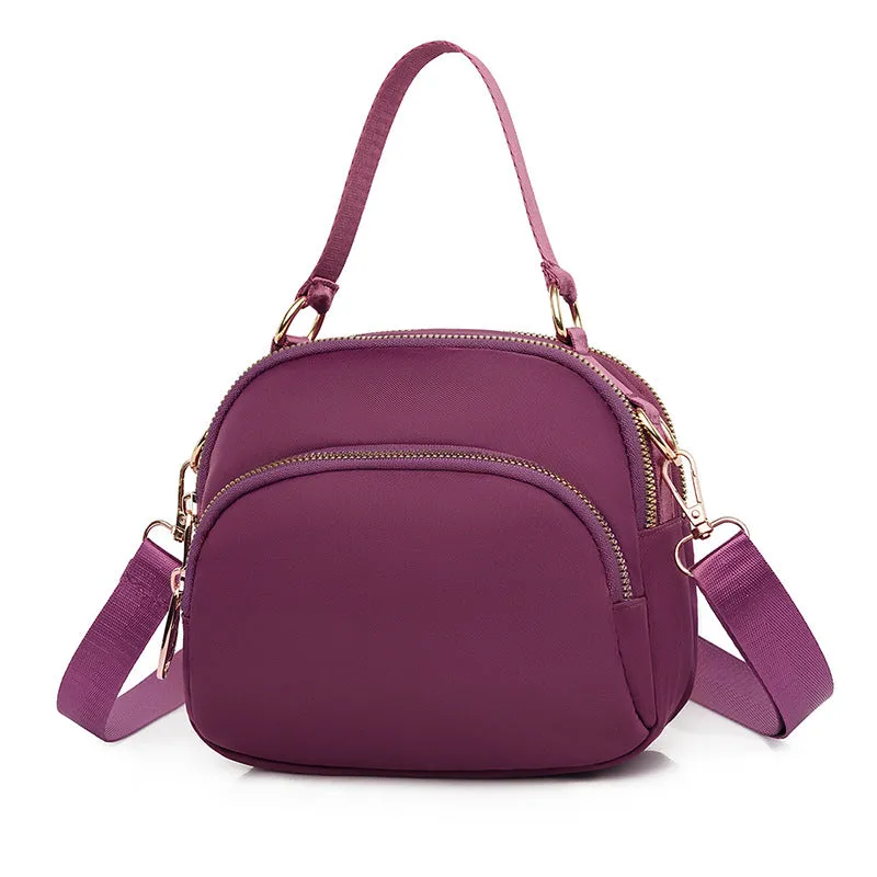 Slouchy Women's Korean Style Nylon Cloth Crossbody Bags