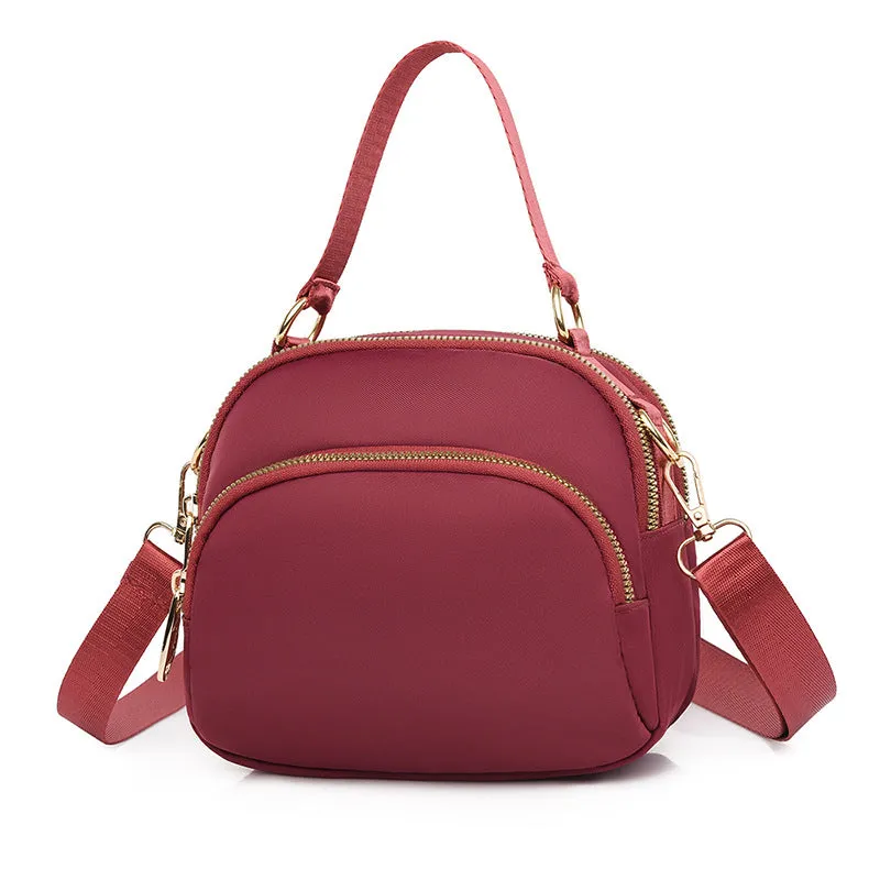 Slouchy Women's Korean Style Nylon Cloth Crossbody Bags