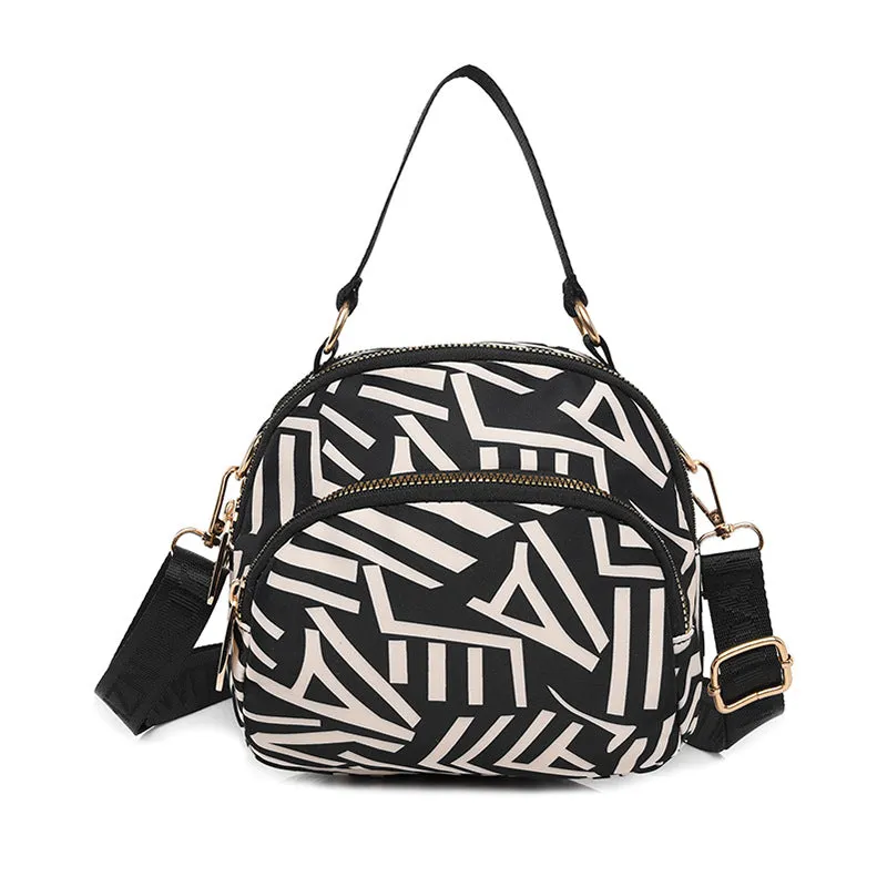 Slouchy Women's Korean Style Nylon Cloth Crossbody Bags