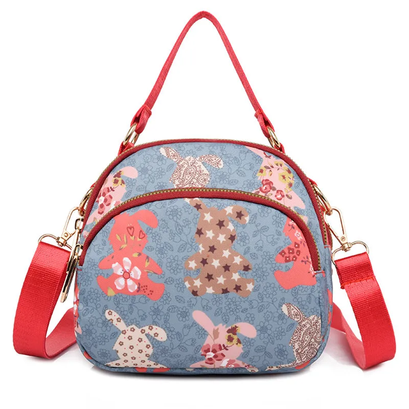 Slouchy Women's Korean Style Nylon Cloth Crossbody Bags