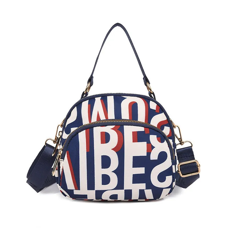 Slouchy Women's Korean Style Nylon Cloth Crossbody Bags