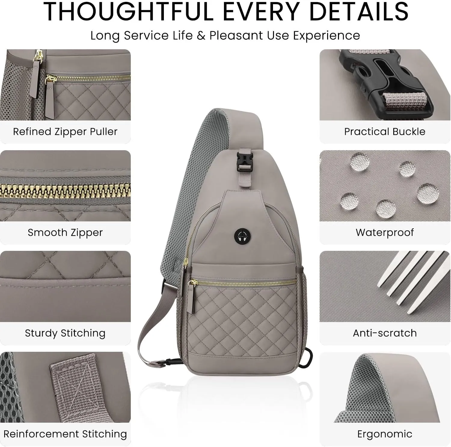 Small Crossbody Purses Bags for Women Men Travel, Chest Sling Bag Women Casual Cross Body Bag for Woman Sling Backpack