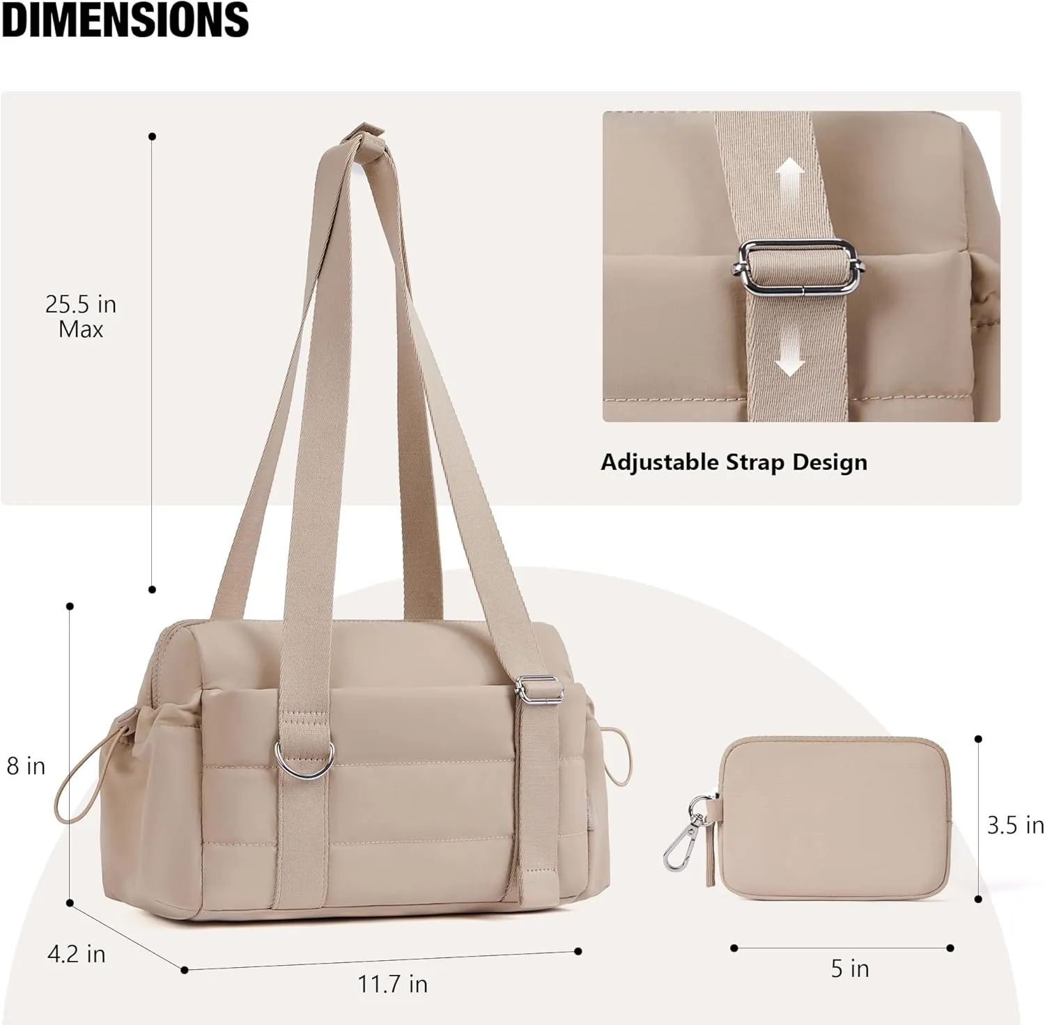 Small Gym Bag for Women 2 Set Mini Gym Duffle Bag with Wet Compartment and Coin Wallet, Gym Tote Bag for Workout/Sport/Travel