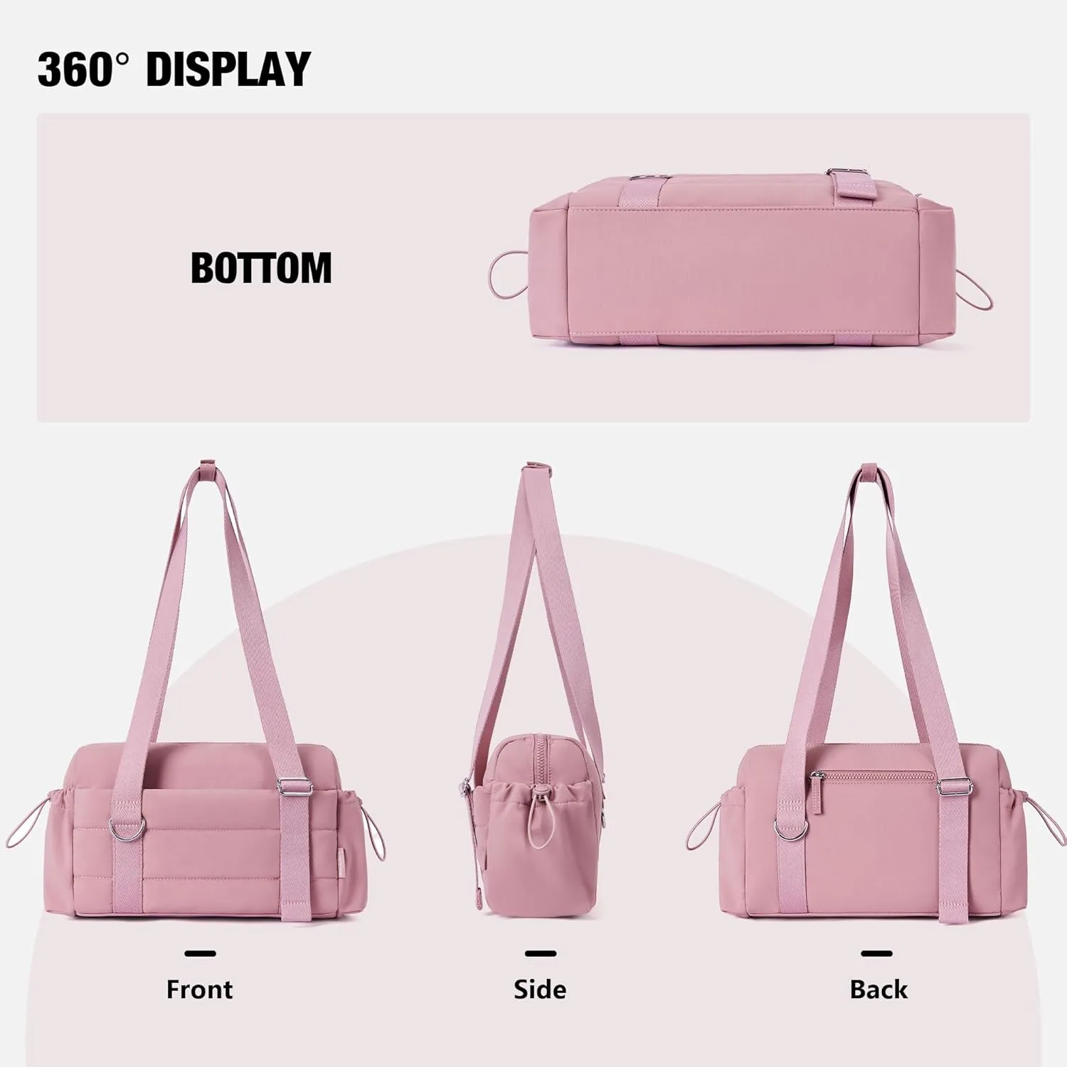 Small Gym Bag for Women 2 Set Mini Gym Duffle Bag with Wet Compartment and Coin Wallet, Gym Tote Bag for Workout/Sport/Travel