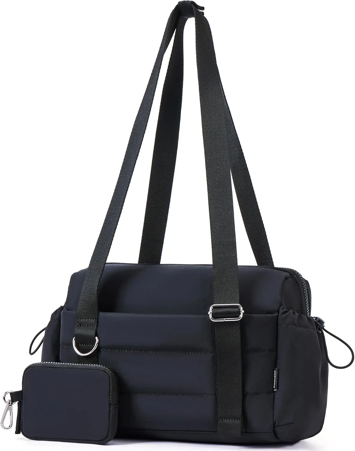 Small Gym Bag for Women 2 Set Mini Gym Duffle Bag with Wet Compartment and Coin Wallet, Gym Tote Bag for Workout/Sport/Travel