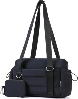 Small Gym Bag for Women 2 Set Mini Gym Duffle Bag with Wet Compartment and Coin Wallet, Gym Tote Bag for Workout/Sport/Travel