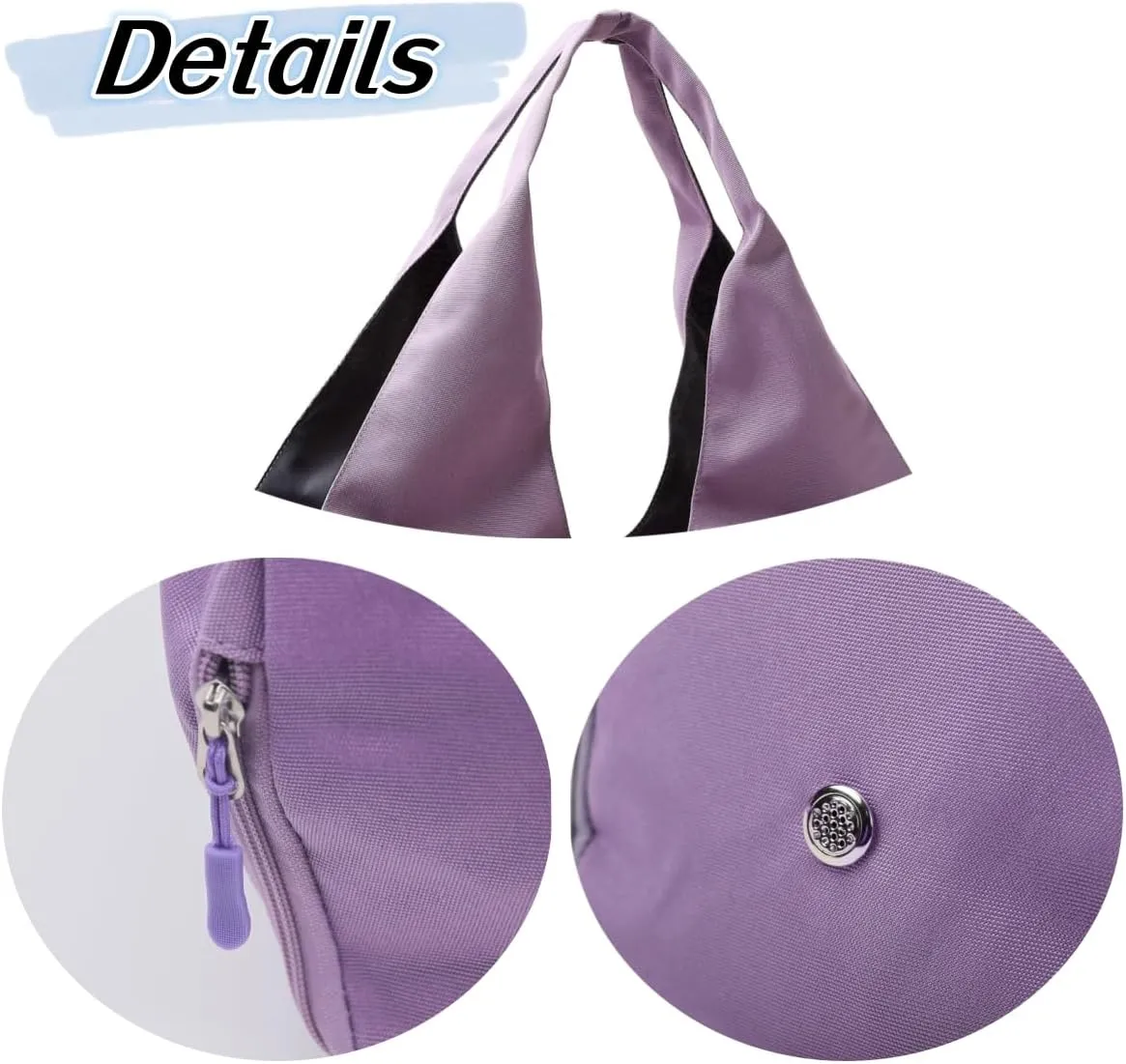 Small Gym Bag for Women with Shoe Compartment & Wet Pocket Sports Travel Duffel Bag,Yoga Gym Totes With Mat Holder,Waterproof Carry On Weekender Overnight Bag (Purple)