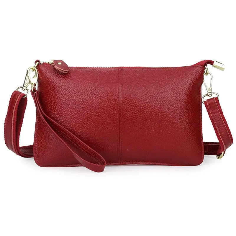 Small Leather Clutch Handbag