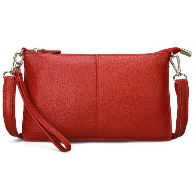 Small Leather Clutch Handbag