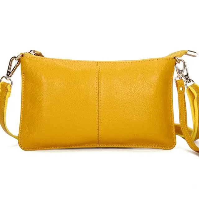 Small Leather Clutch Handbag