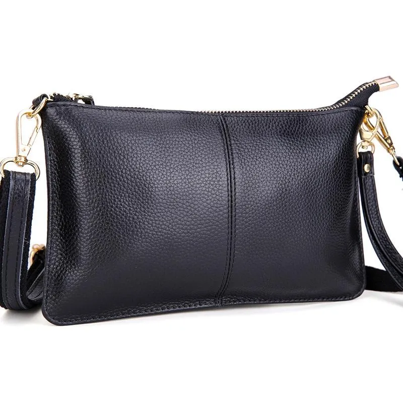 Small Leather Clutch Handbag