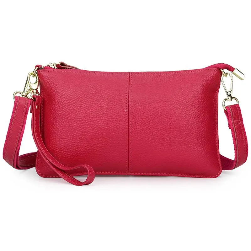 Small Leather Clutch Handbag