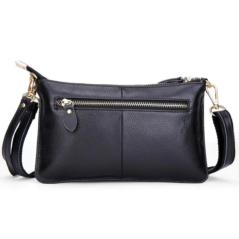 Small Leather Clutch Handbag