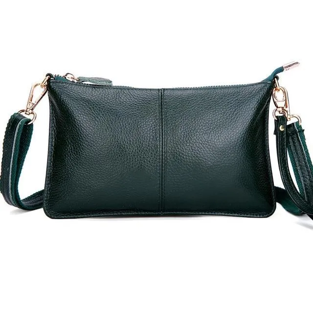 Small Leather Clutch Handbag