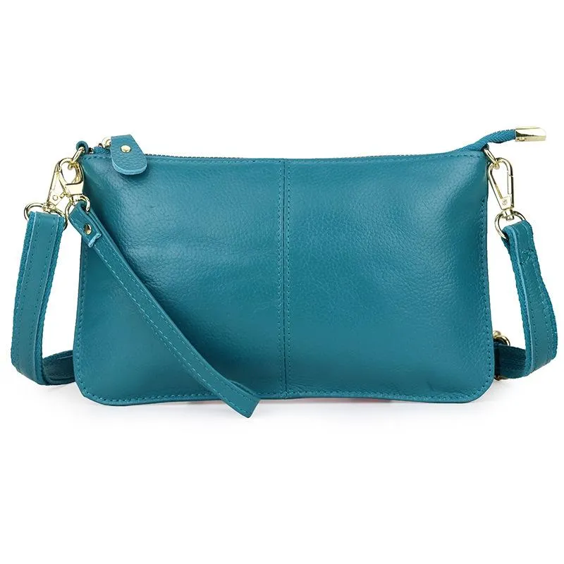 Small Leather Clutch Handbag