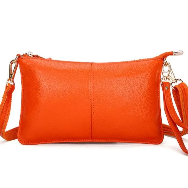 Small Leather Clutch Handbag