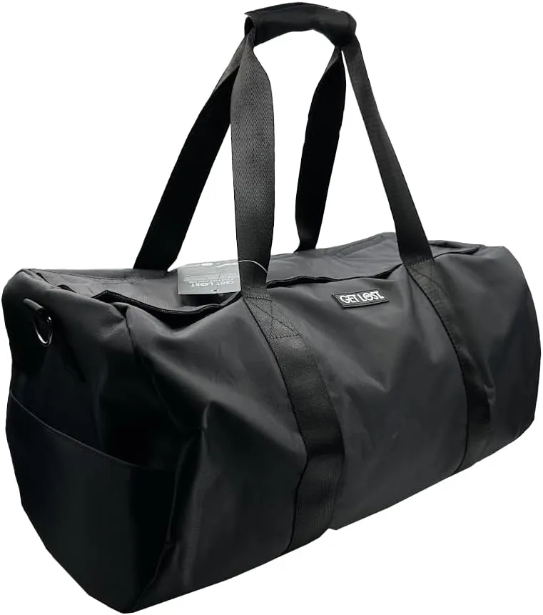 Smell Proof Premium Duffle Bag l Activated Carbon Technology, Black