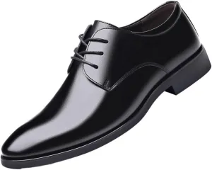 Soft Bottom Shoes Men's Casual Oxfords Dress Classic Work Office Business Comfortable Lace Up
