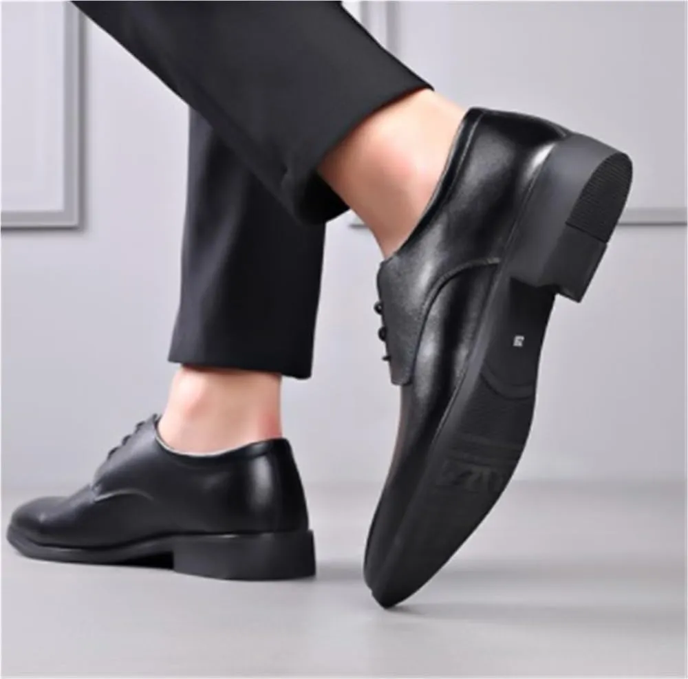 Soft Bottom Shoes Men's Casual Oxfords Dress Classic Work Office Business Comfortable Lace Up