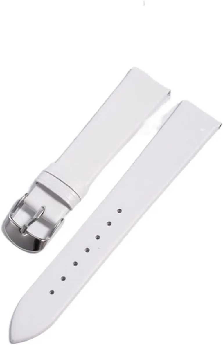 Soft Genuine Leather Watch Band Unisex Sweat-Proof Watch Strap Quick Release 12mm 14mm 16mm 18mm 20mm 22mm