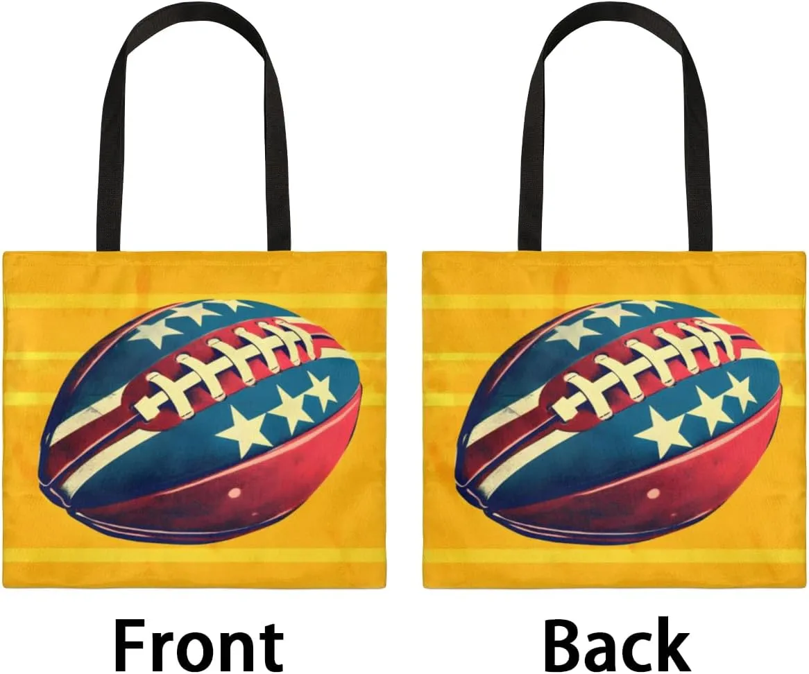 Softball Sportsmen Canvas Tote Bag for Women Men Stylish Tote Handbag Shoulder Bag Reusable Grocery Bag