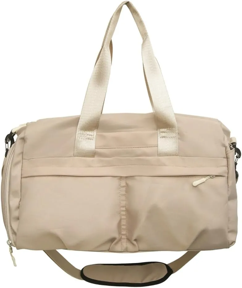 Solyinne Gym Bag for Men Women Sports Yoga Gym Bag Waterproof Shoulder Crossbody Short trip bag