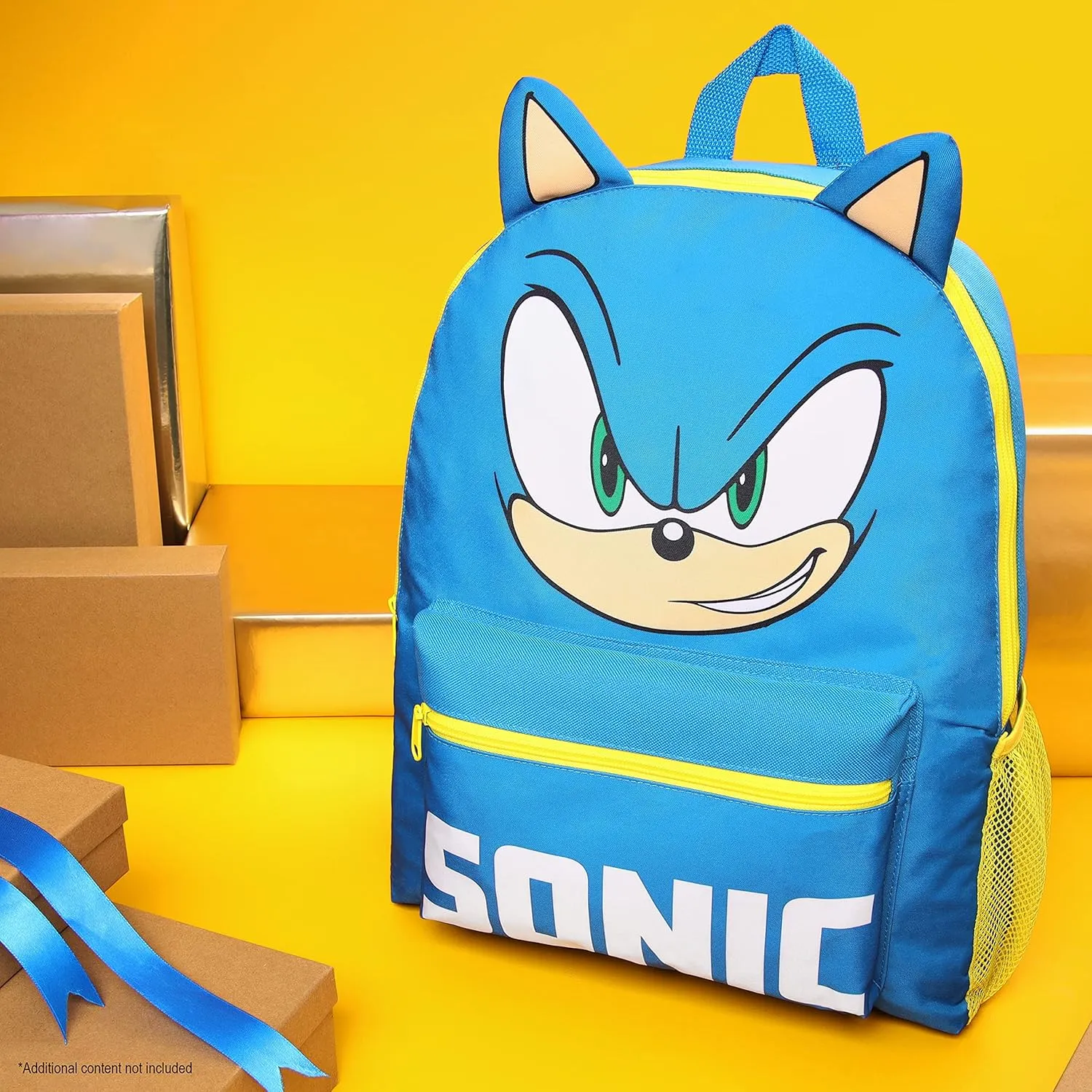 Sonic The Hedgehog - School Bag, Kids Backpack for Boys, Large Capacity Backpack for School Kids, Travel, Sports