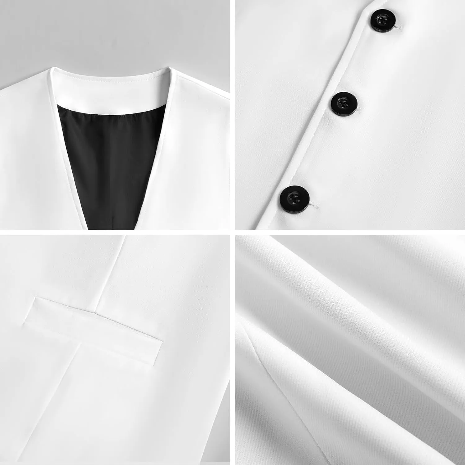 South Carolina Angel Oak Tree Men's Suit Vest Slim Fit Business Dress Party Pattern Waistcoat Vest Top