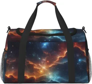 Space print Weekender Overnight Carry On Bag Gym Luggage Bag Duffel Bag for Travel Women