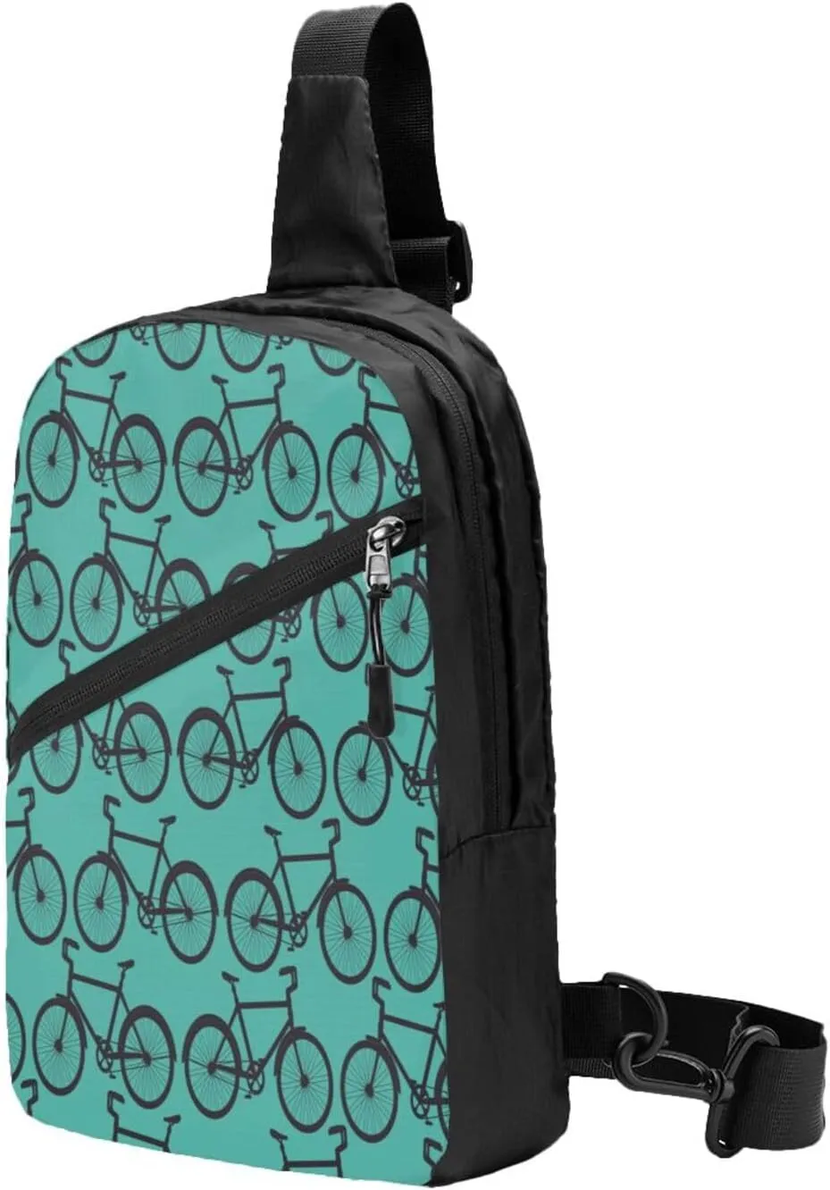 Sport Bicycle Sling Bag for Men Women, Small Crossbody Sling Backpack Shoulder Chest Bag, Anti Theft Travel Hiking Sports